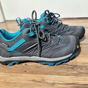 Keen Teal and Black Hiking WP Footwear - Size 8 New condition